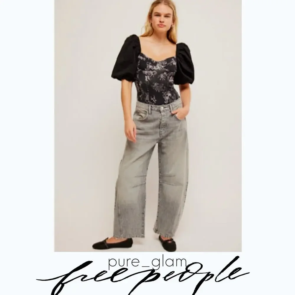 Free People floral bodysuit
